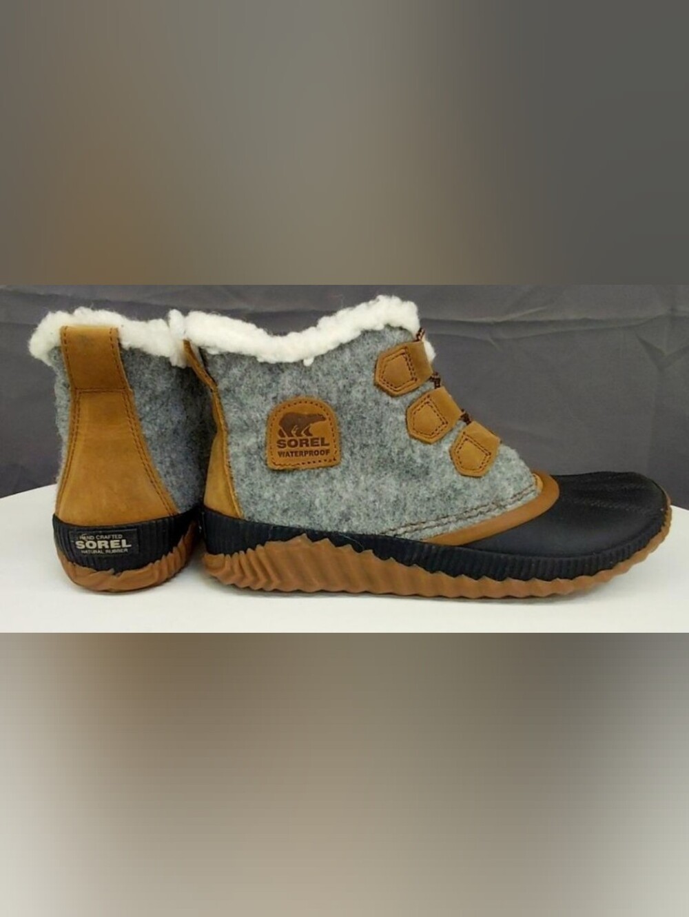 Sorel Out N About Plus Felt Waterproof Boots Size 9.5 Like New MSRP $120 - Picture 6 of 9